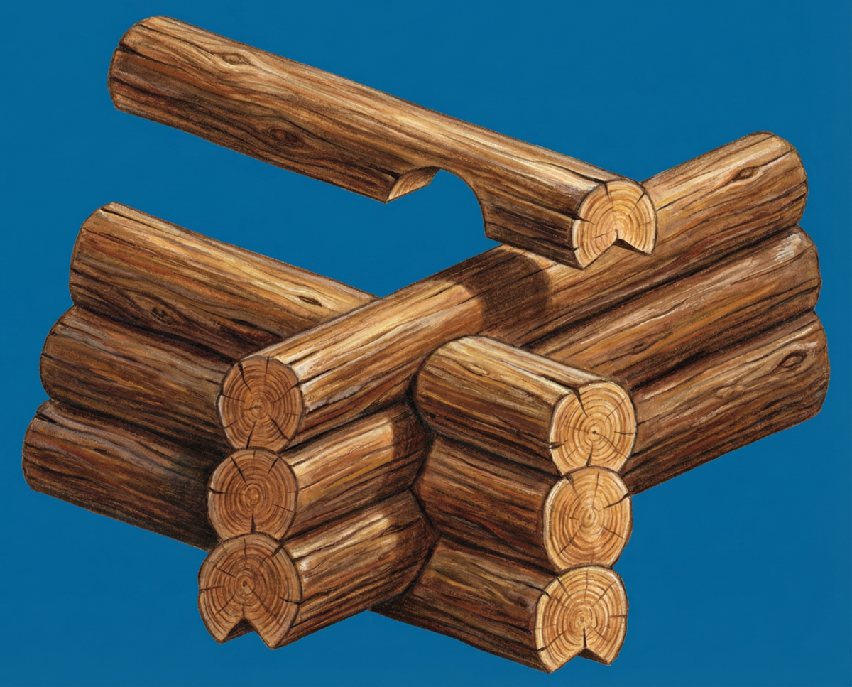 Как мы считаем объем работы по конопатке срубов